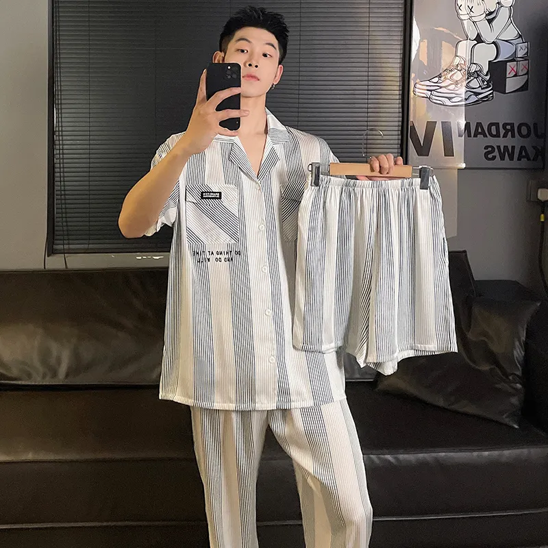 Good fortune Men Pajama Sets-1
