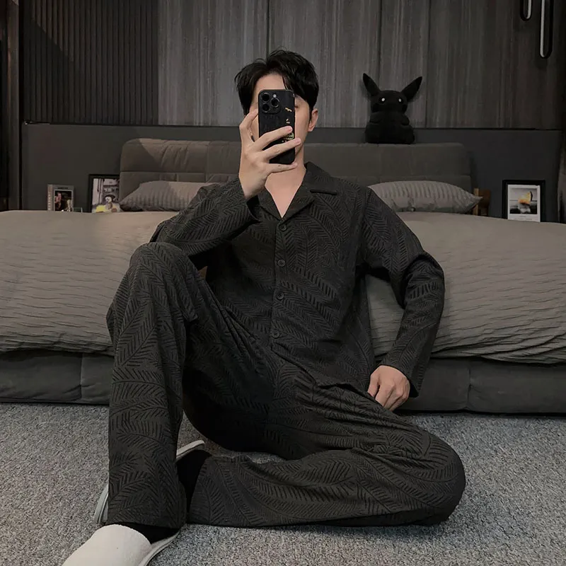 Good Fortune Pajama Set Men's Image Color-2