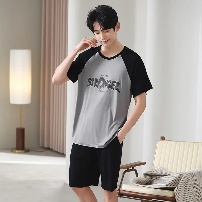 Good Fortune Pajama Set Men's Image Color-1