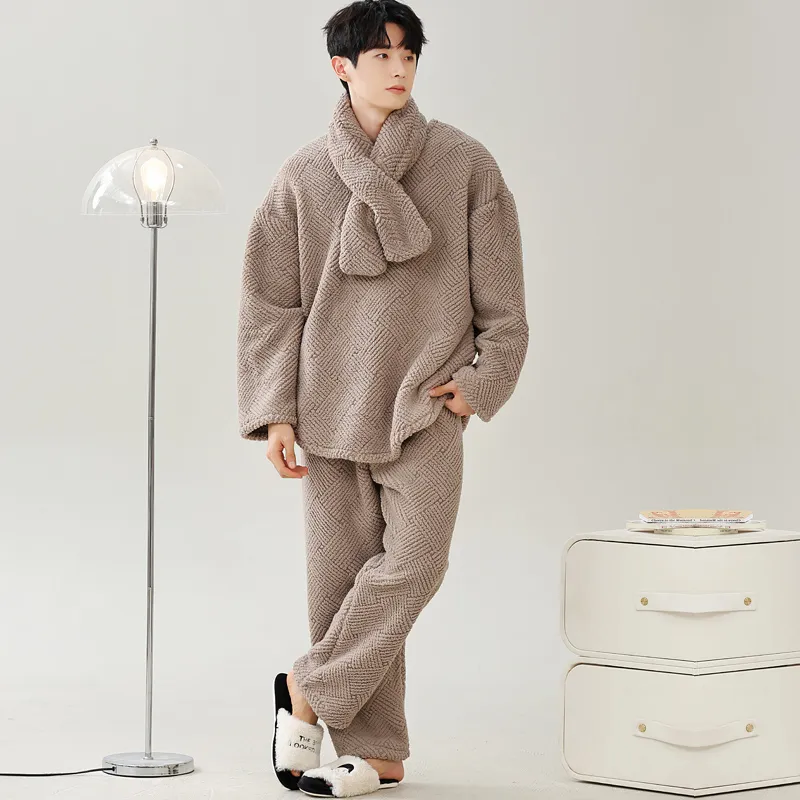 Good Fortune Pajama Set Men's Image Color-3