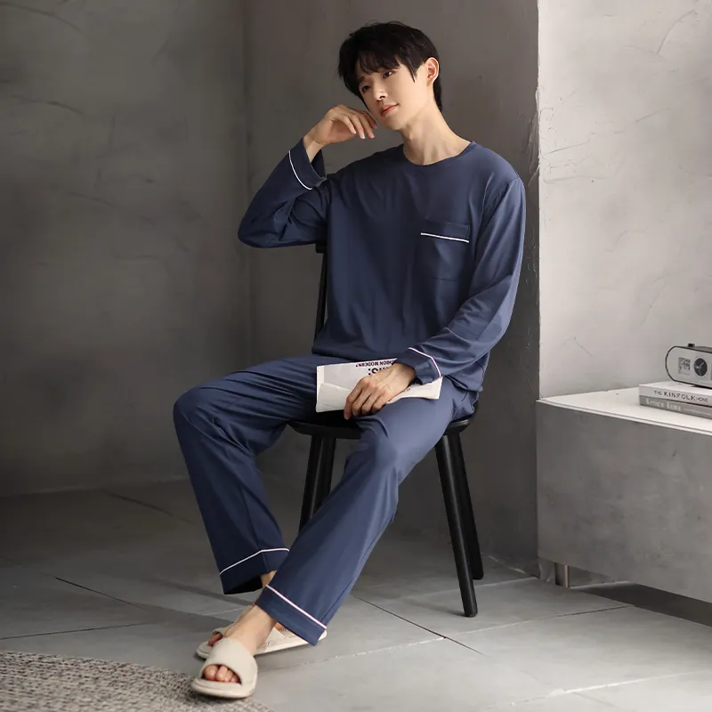 Good Fortune Pajama Set Men's Image Color-2