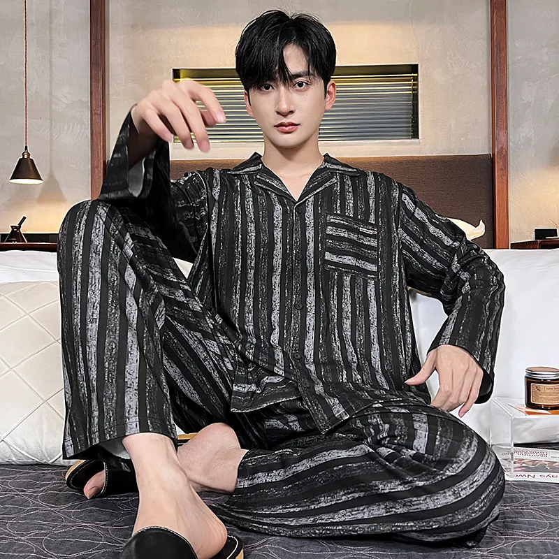 Good Fortune Pajama Set Men's Image Color-5