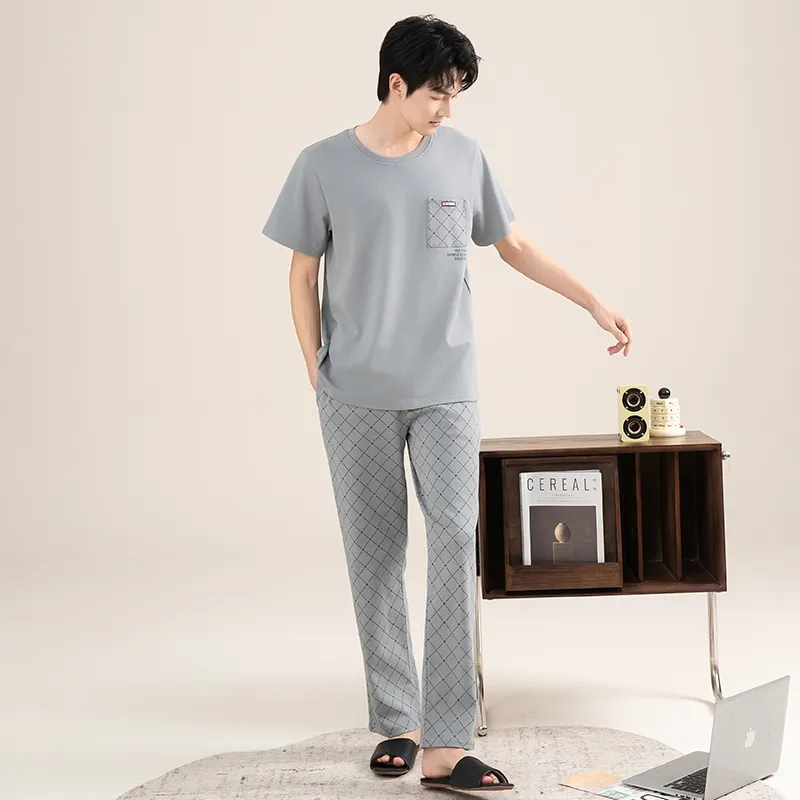 Good fortune Men Pajama Sets-1
