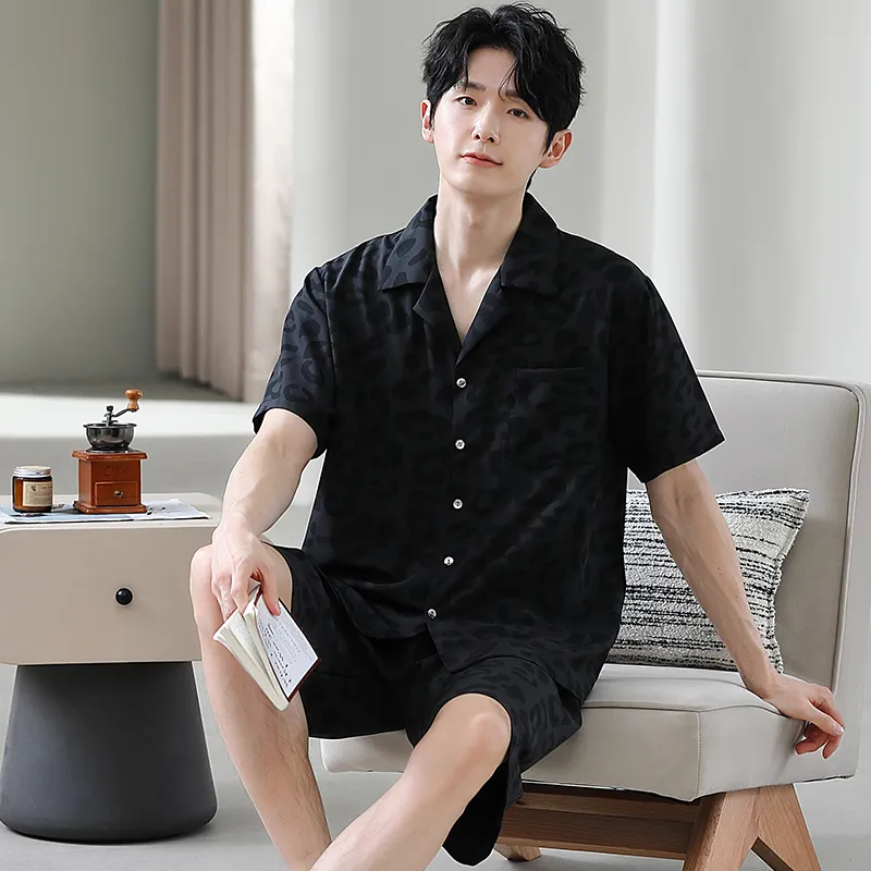 Good Fortune Pajama Set Men's Image Color-4