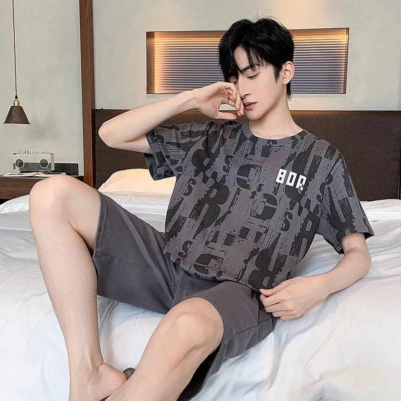 Good fortune Men Pajama Sets-3