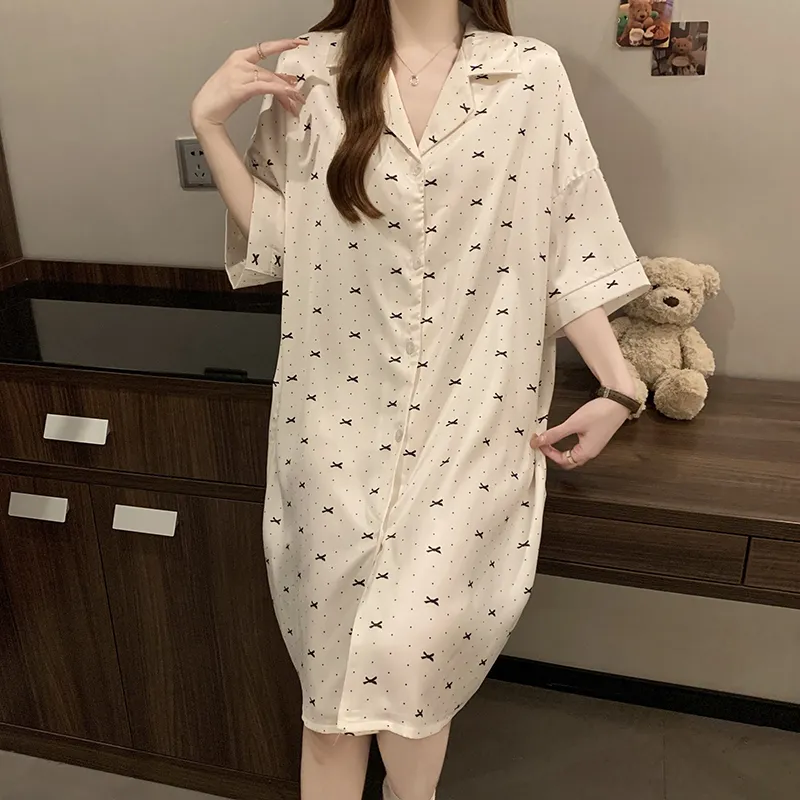 Good fortune Women's Nightgowns-4