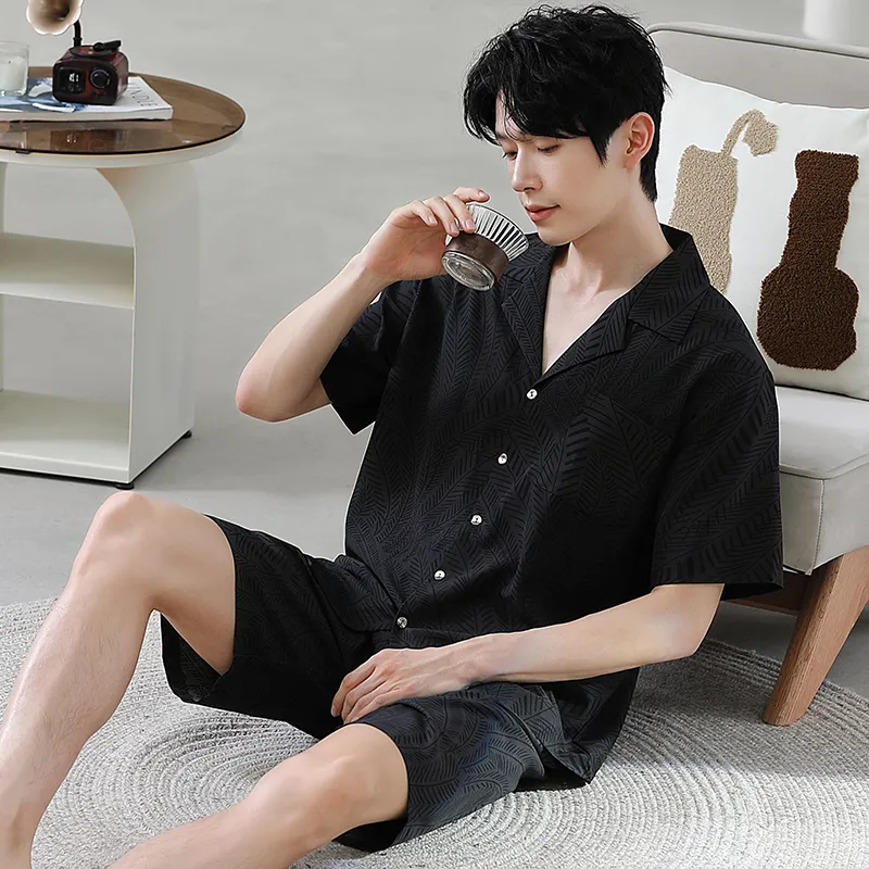 Good Fortune Pajama Set Men's Image Color-4
