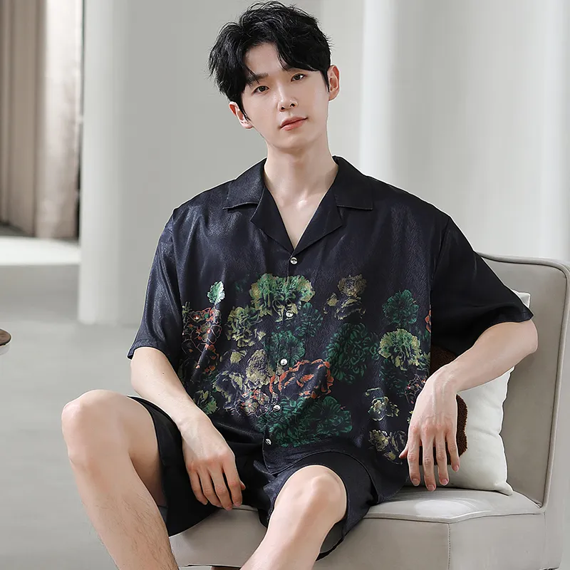 Good Fortune Pajama Set Men's Image Color-3