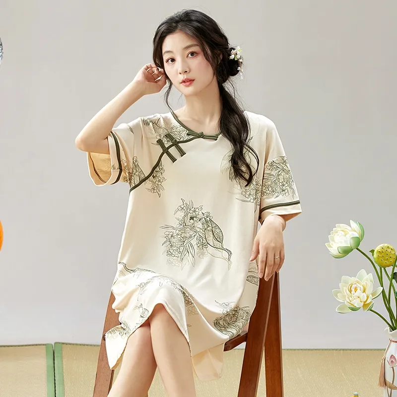 Good fortune Women's Nightgowns-7