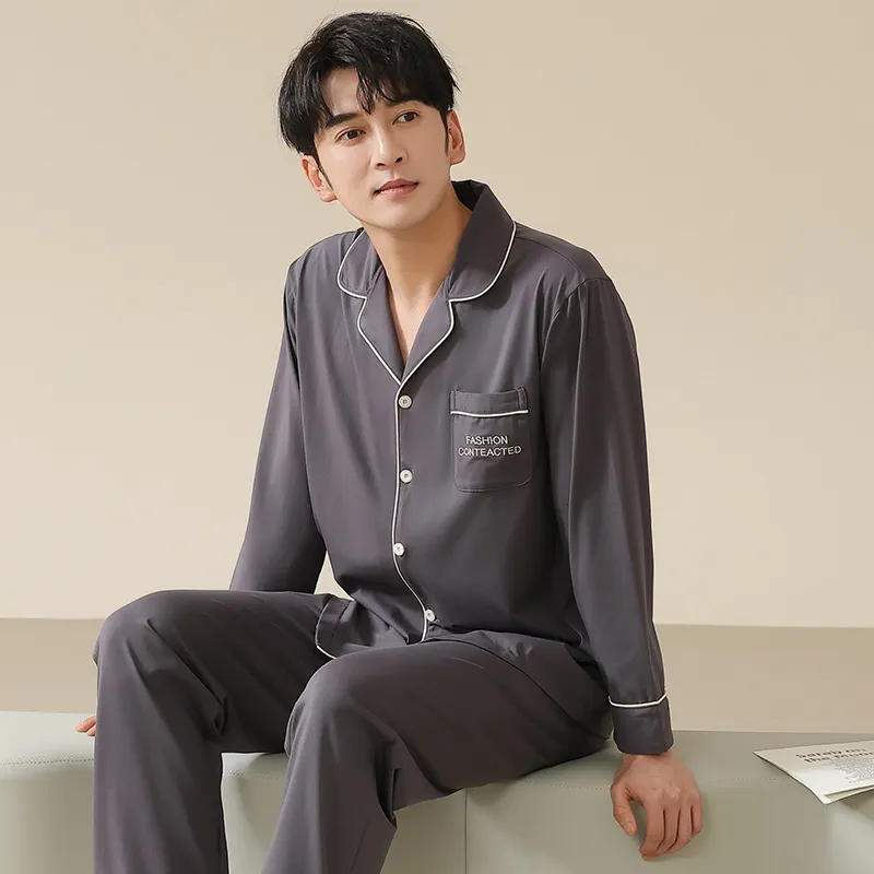 Good Fortune Pajama Set Men's Image Color-5
