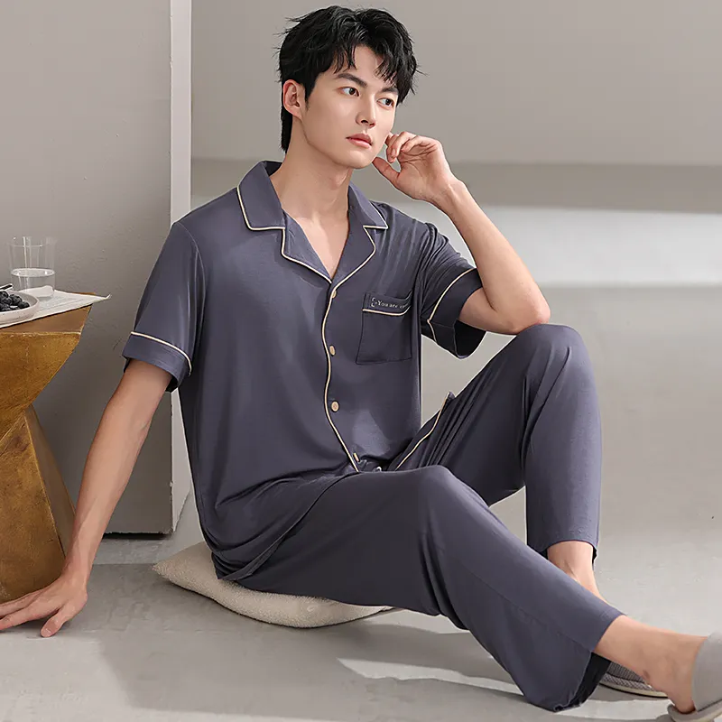 Good fortune Men Pajama Sets-1