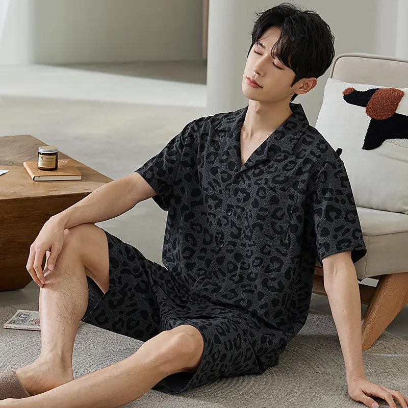 Good Fortune Pajama Set Men's Image Color-3