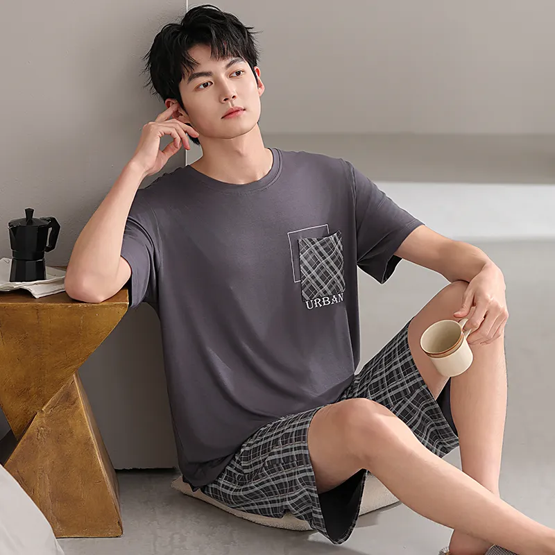 Good Fortune Pajama Set Men's Image Color-4
