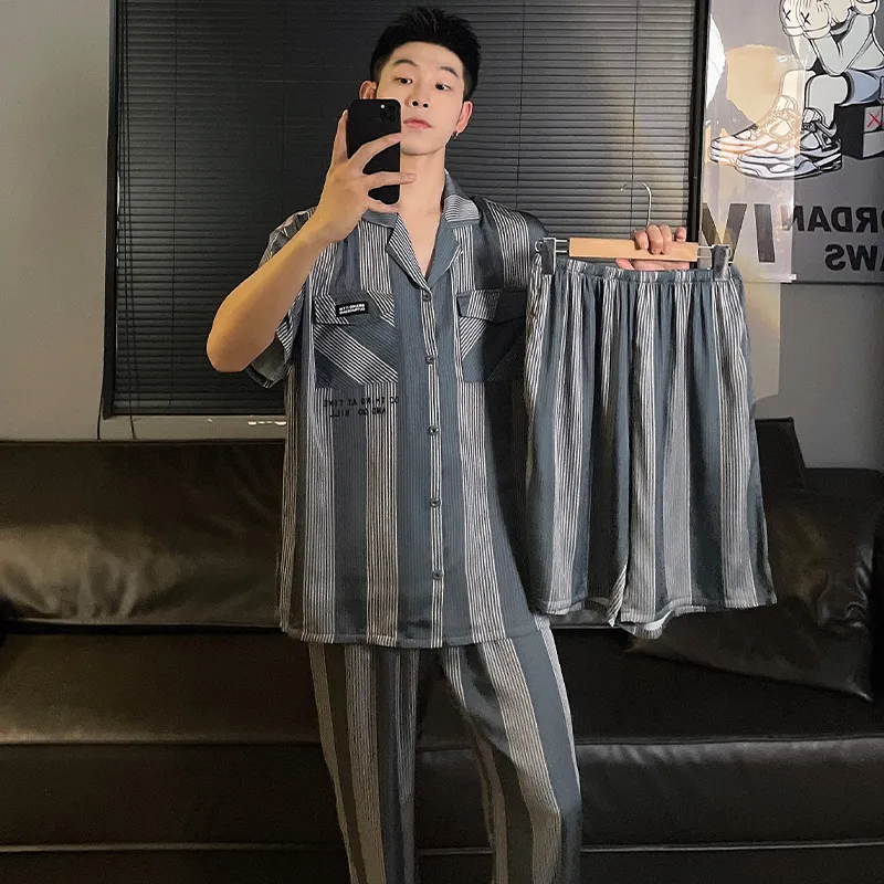 Good fortune Men Pajama Sets-1