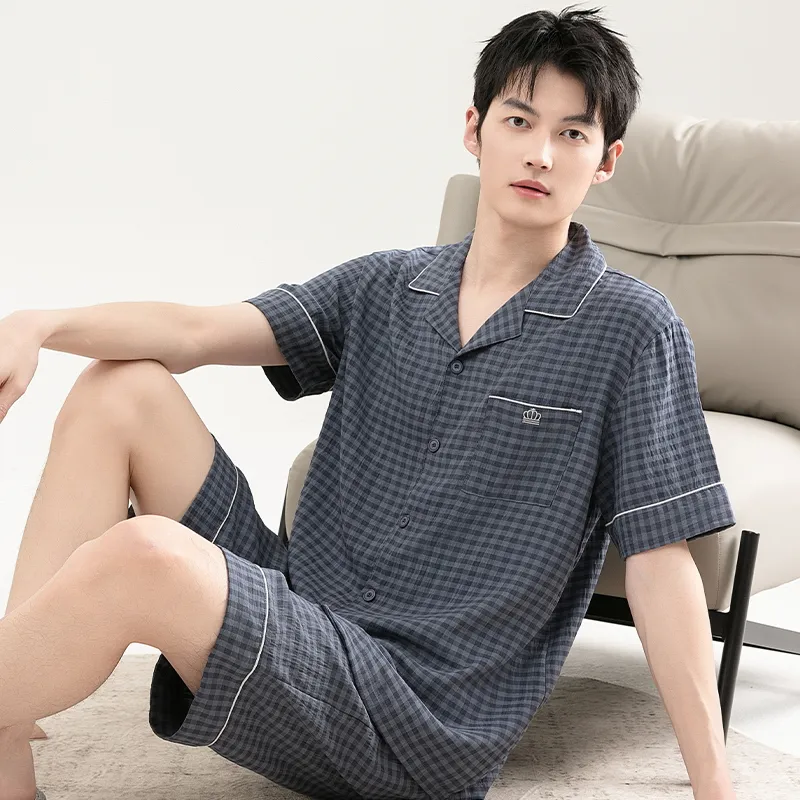 Good fortune Men Pajama Sets-6