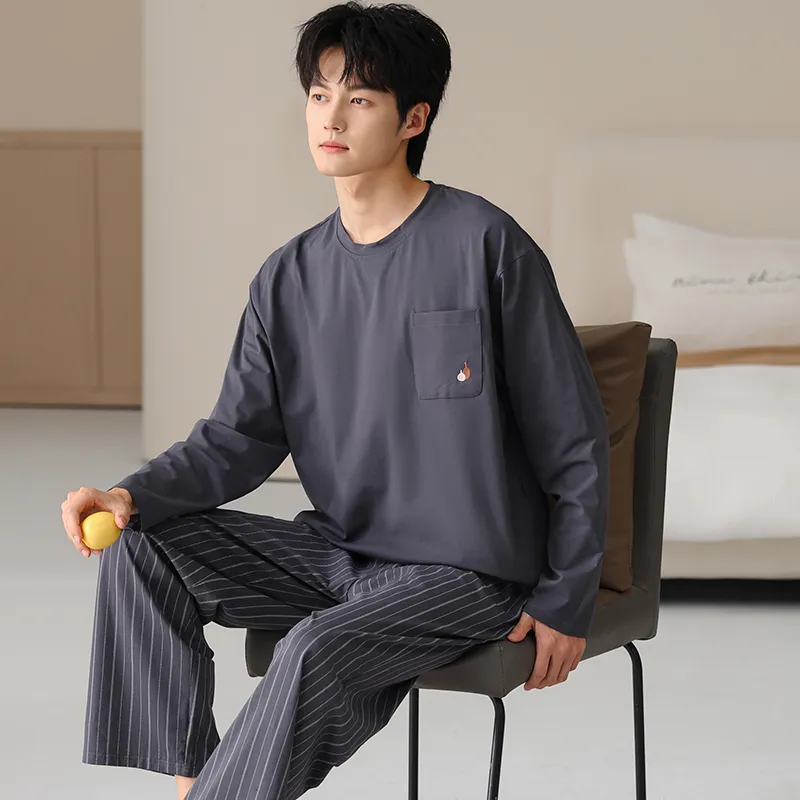 Good Fortune Pajama Set Men's Image Color-1