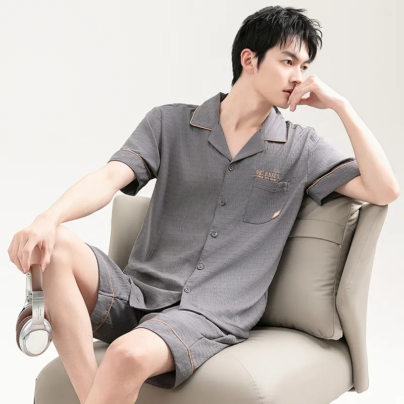 Good fortune Men Pajama Sets-5