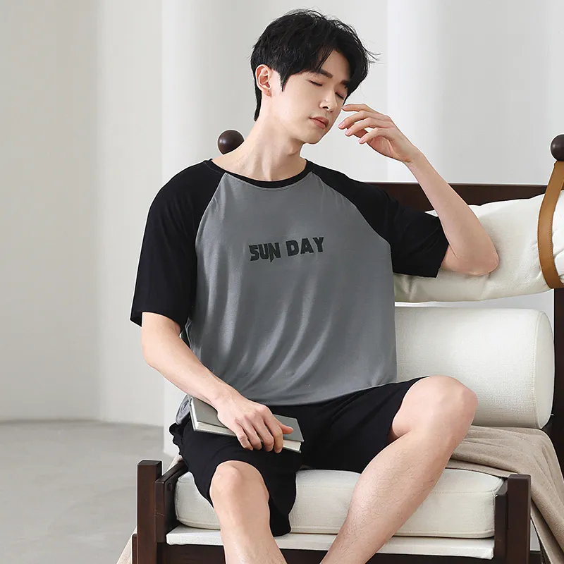 Good fortune Men Pajama Sets-4