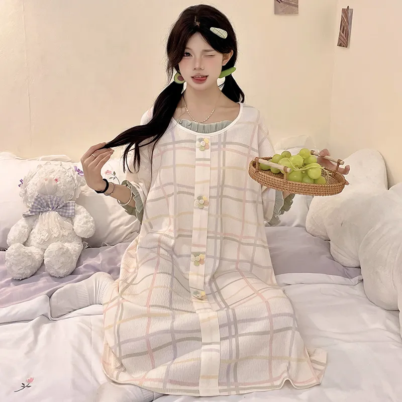 Good fortune Women's Nightgowns-4
