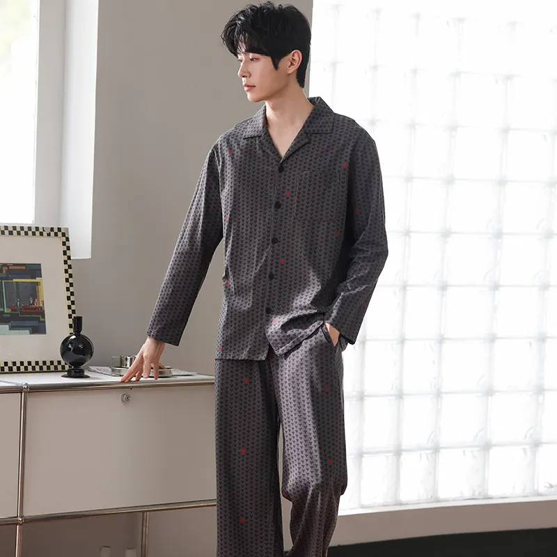 Good Fortune Pajama Set Men's Image Color-7