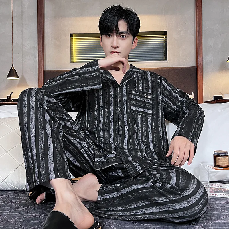 Good Fortune Pajama Set Men's Image Color-3