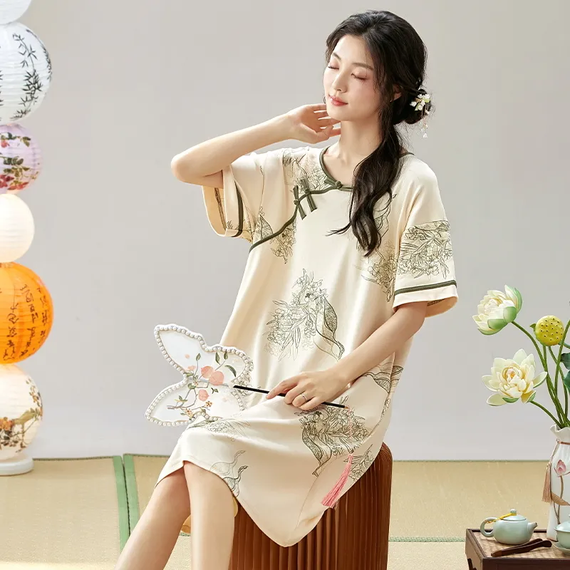 Good fortune Women's Nightgowns-2