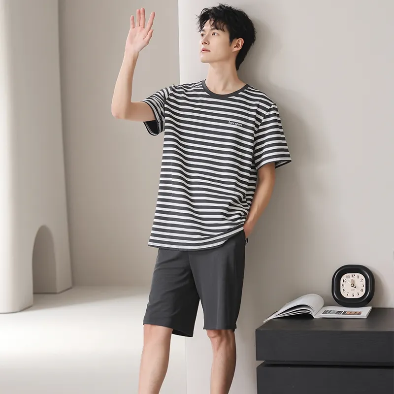Good fortune Men Pajama Sets-3