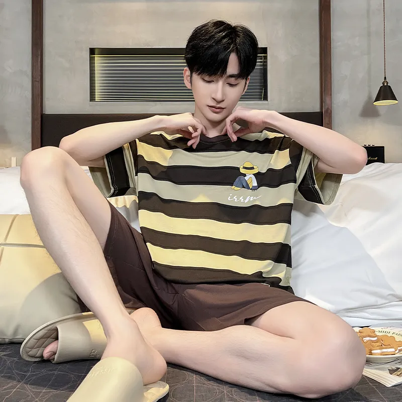 Good fortune Men Pajama Sets-4