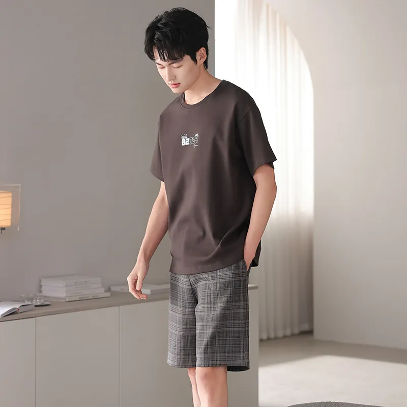 Good Fortune Pajama Set Men's Image Color-2