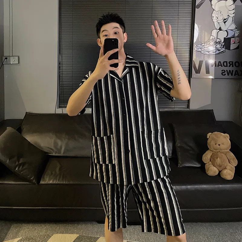 Good fortune Men Pajama Sets-5
