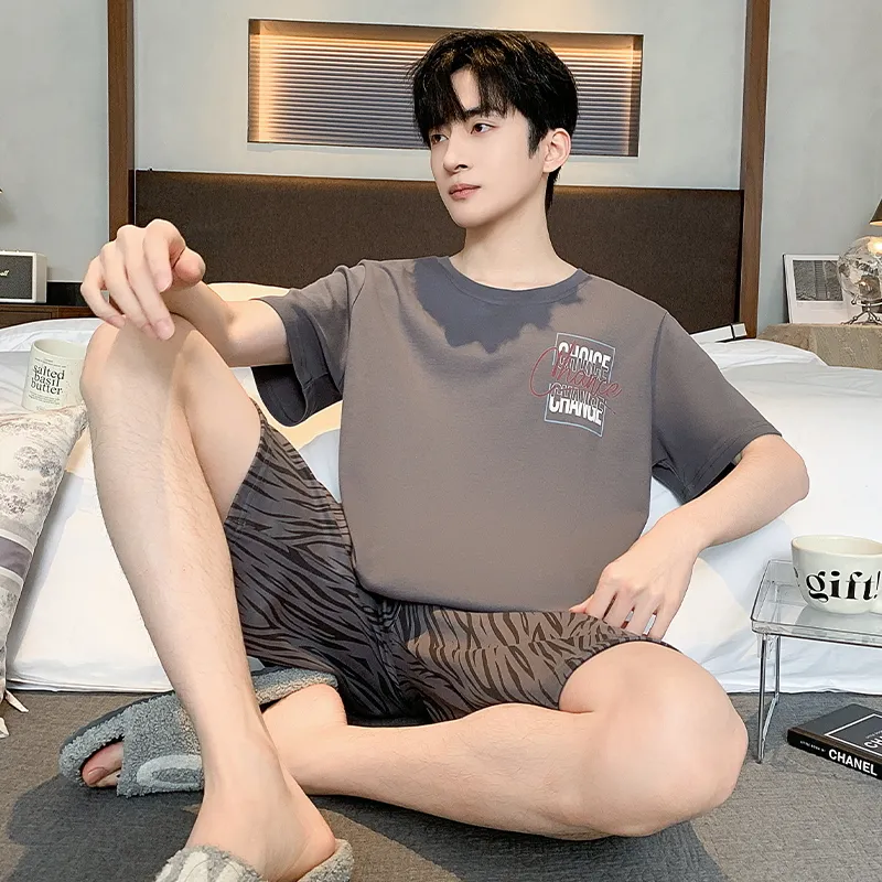 Good fortune Men Pajama Sets-6
