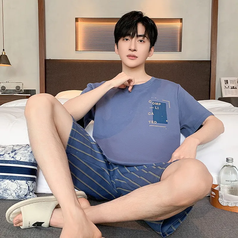 Good fortune Men Pajama Sets-6