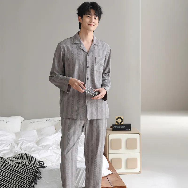Good Fortune Pajama Set Men's Image Color-3