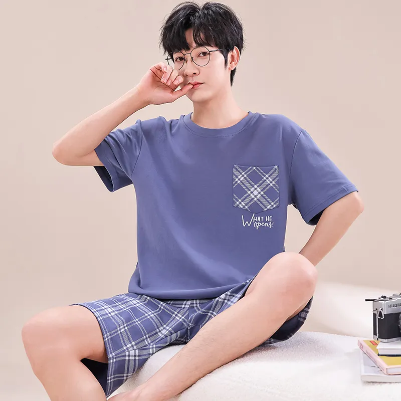 Good fortune Men Pajama Sets-1