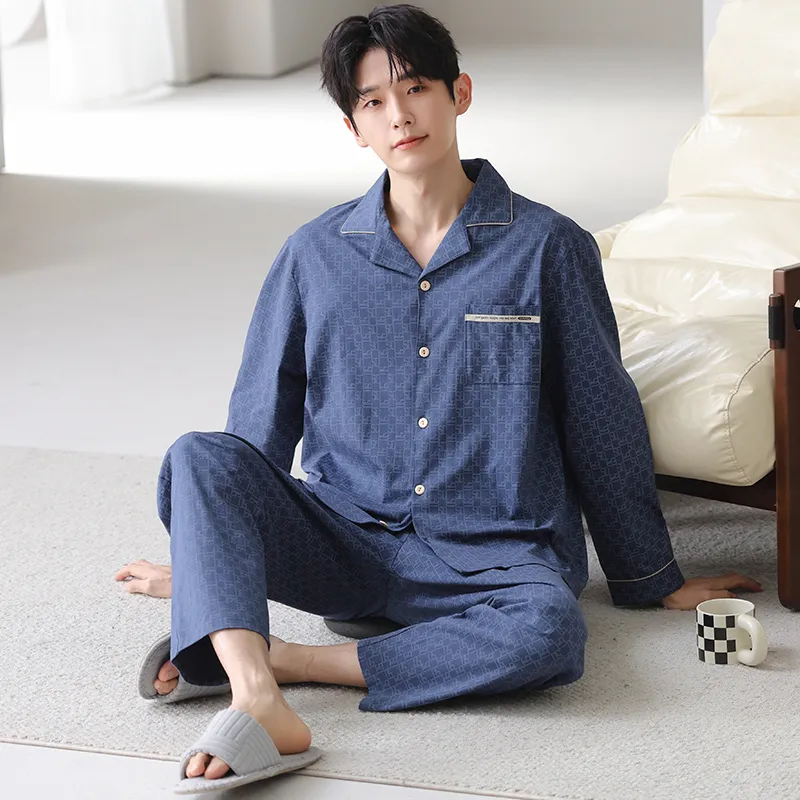 Good Fortune Pajama Set Men's Image Color-4