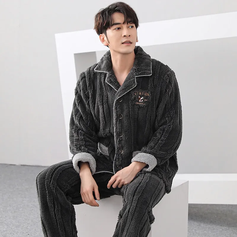 Good Fortune Pajama Set Men's Image Color-2