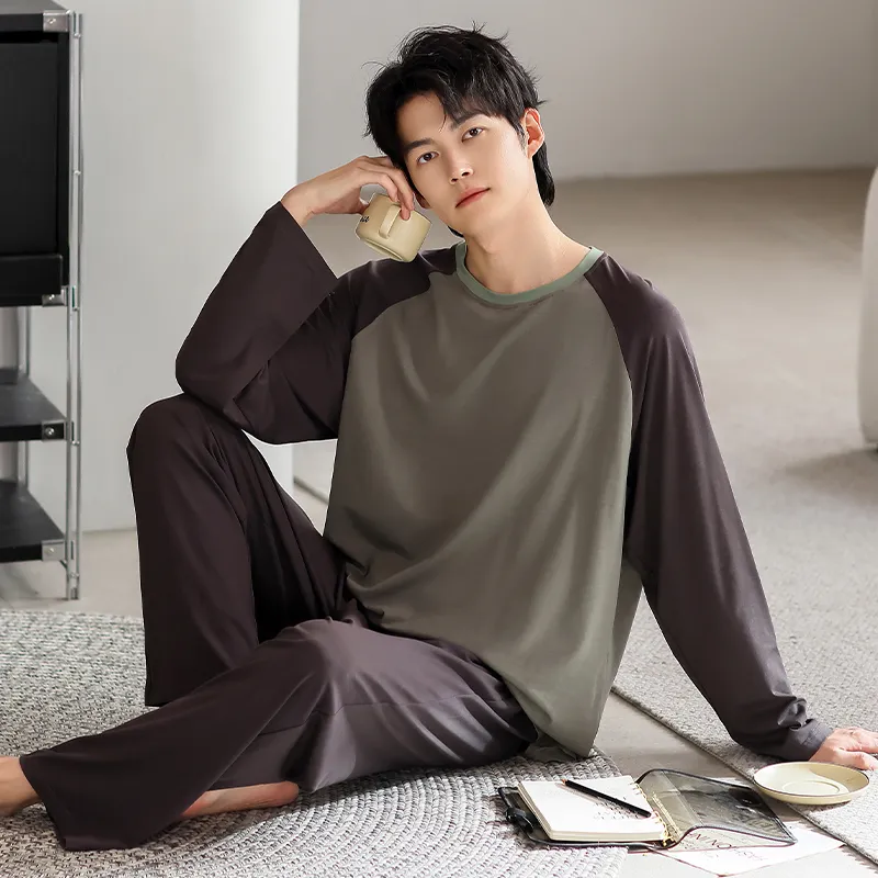 Good Fortune Pajama Set Men's Image Color-2
