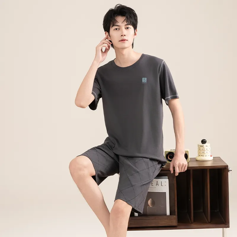 Good fortune Men Pajama Sets-7