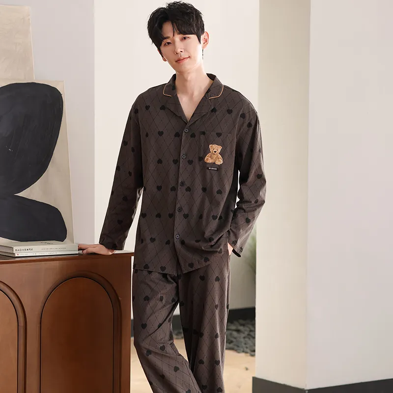 Good Fortune Pajama Set Men's Image Color-7