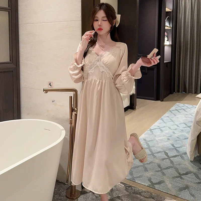 Good fortune Women's Nightgowns-5