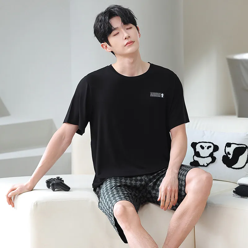Good fortune Men Pajama Sets-5