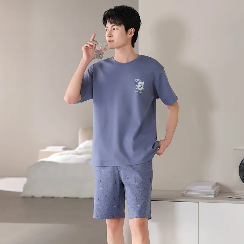 Good Fortune Pajama Set Men's Image Color-2