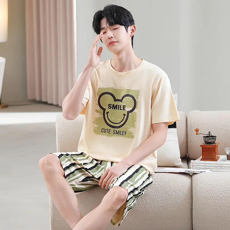 Good fortune Men Pajama Sets-6