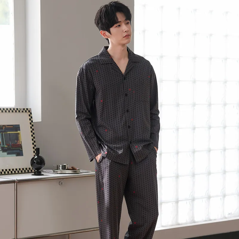 Good Fortune Pajama Set Men's Image Color-6