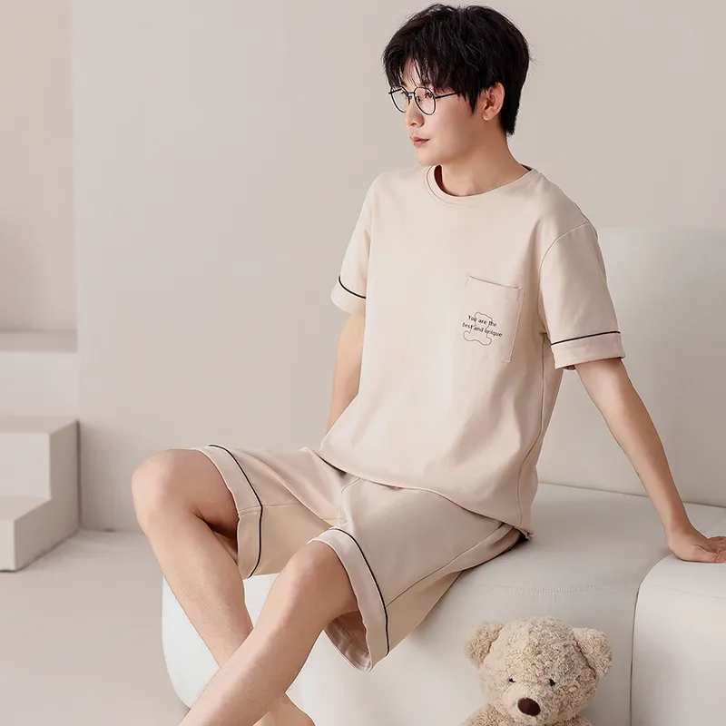 Good fortune Men Pajama Sets-4