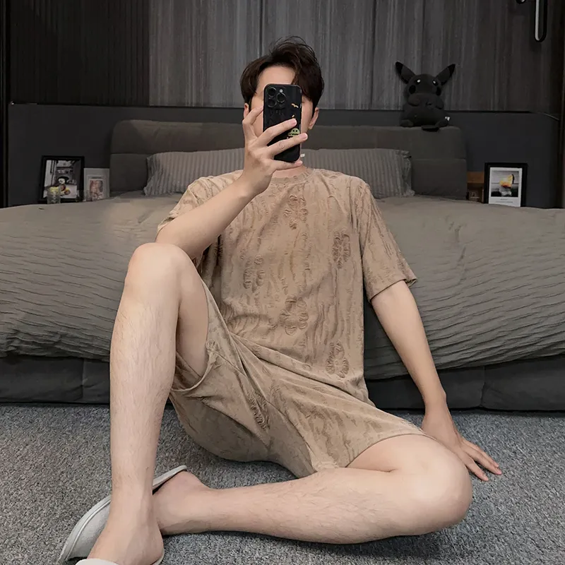 Good fortune Men Pajama Sets-2