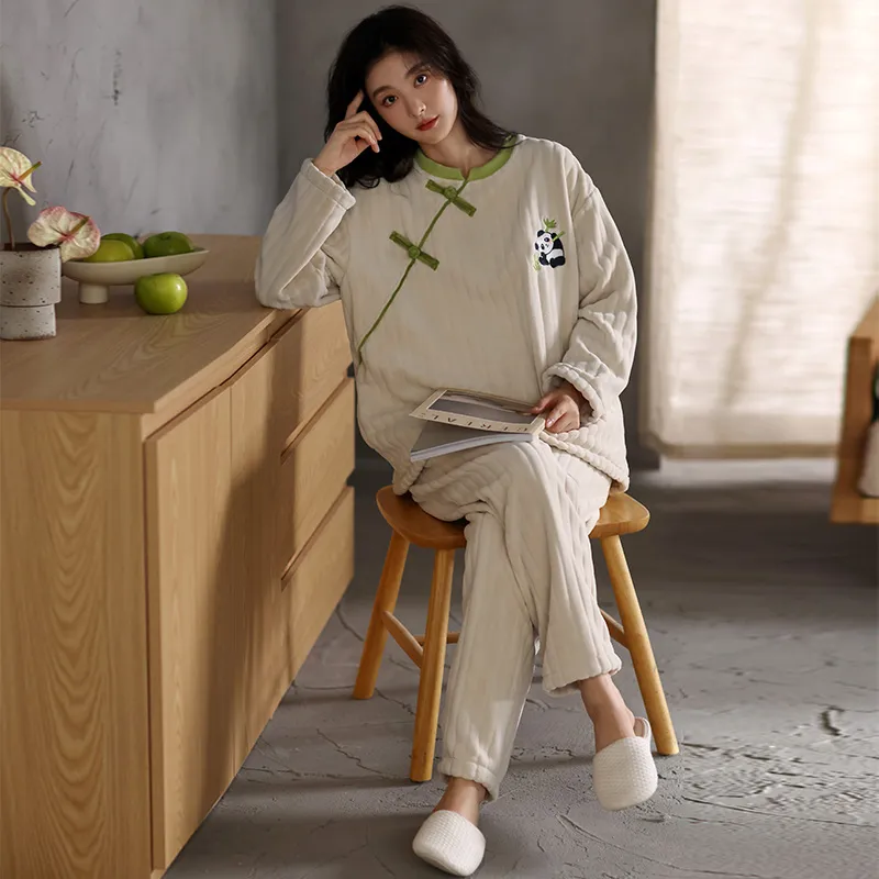 Good Fortune Pajama Set Women's Image Color-1