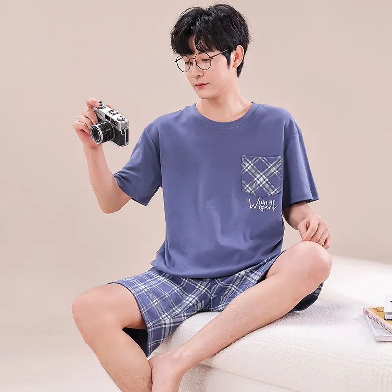Good fortune Men Pajama Sets-3