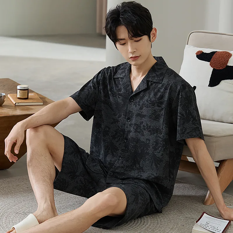 Good Fortune Pajama Set Men's Image Color-1