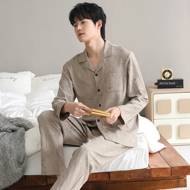 Good Fortune Pajama Set Men's Image Color-2